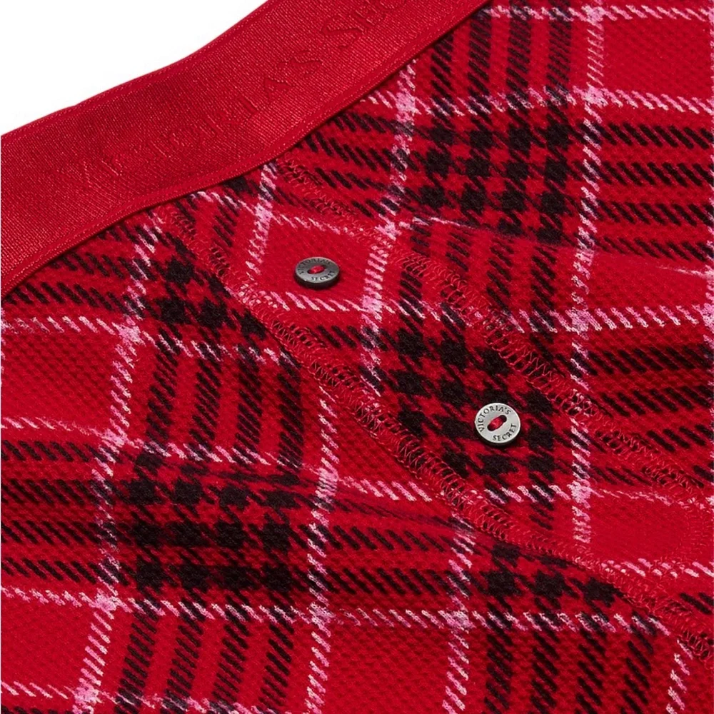 Victoria's Secret Red Plaid Pajama Set - Picture 2 of 5